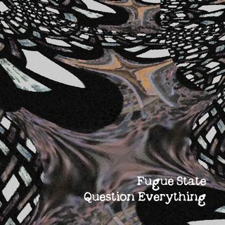 Abstract, warped, glitchy image with the band name and album title in white letters in the bottom right corner.
